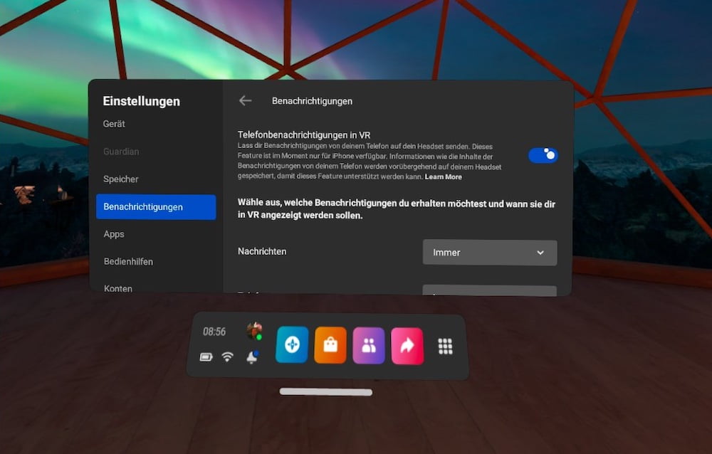 Oculus_Quest_Smartphone_Benachrichtigungen