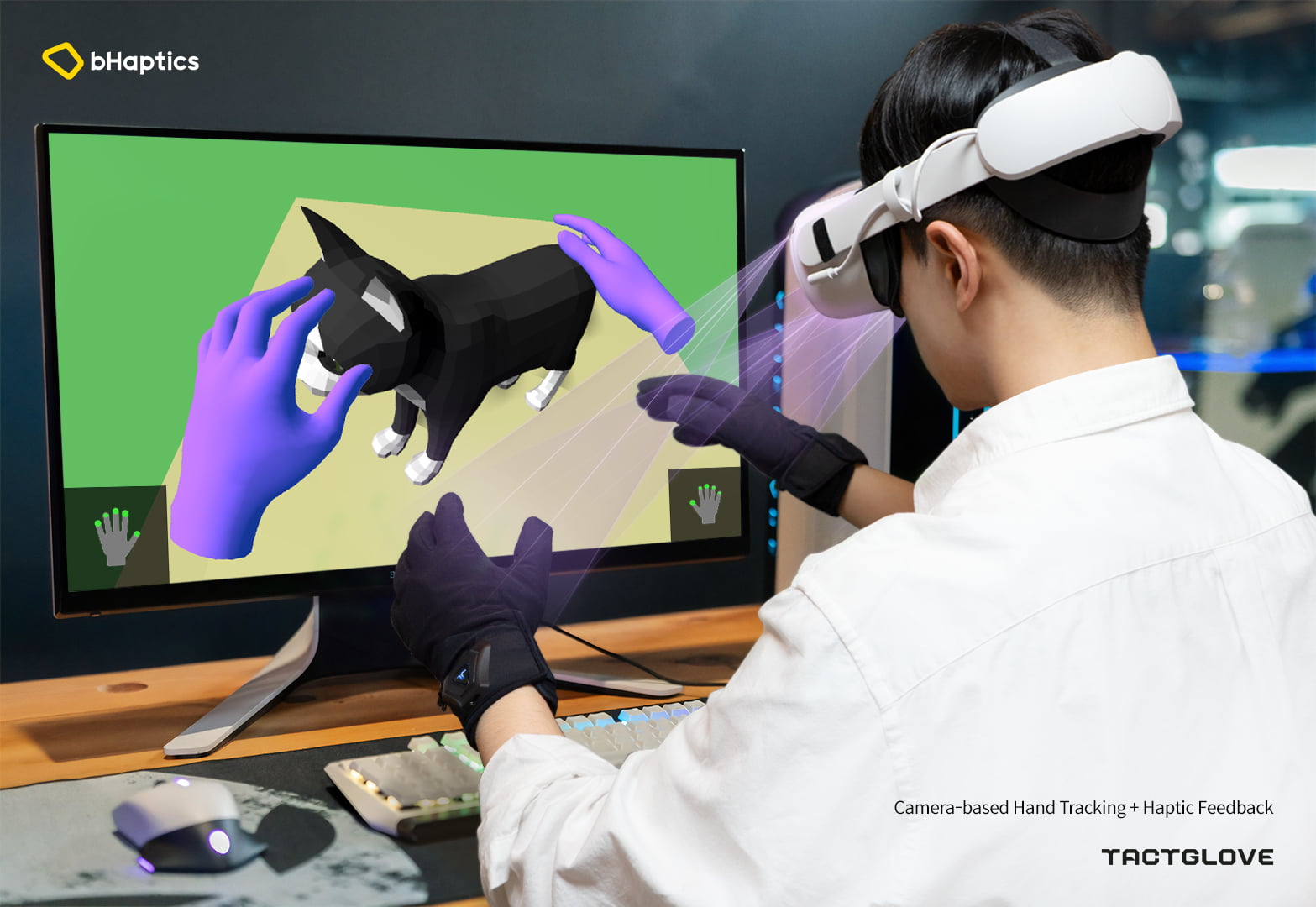 Quest 2: This haptic glove lets you feel VR