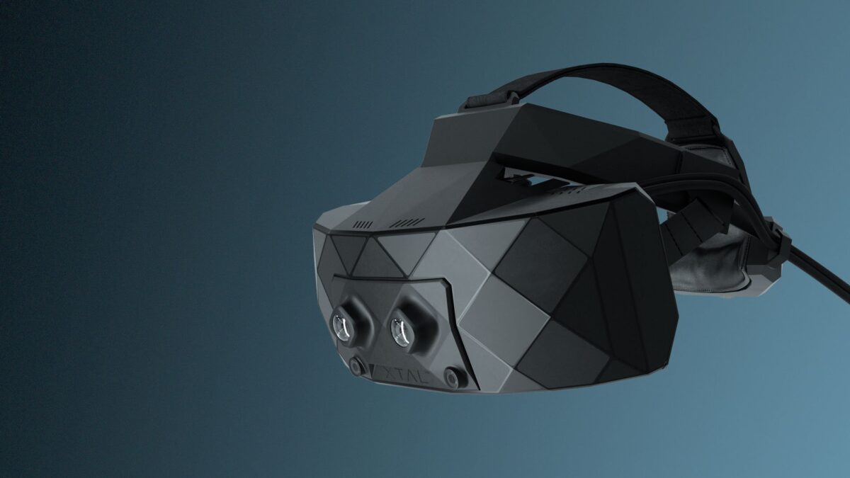 Rendering of the VR goggles XTAL 3
