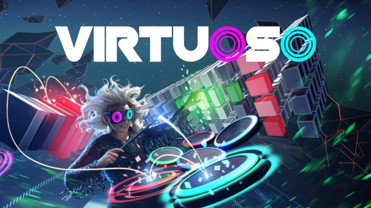 In the VR app Virtuoso, you play around with instruments floating in front of you.
