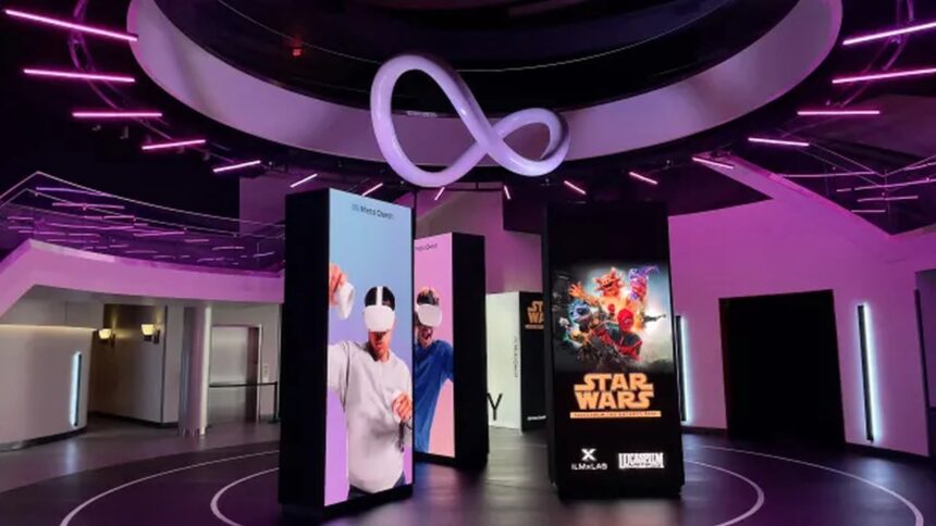 So sieht Metas neue Star Wars VR-Attraktion in Disney Springs aus.