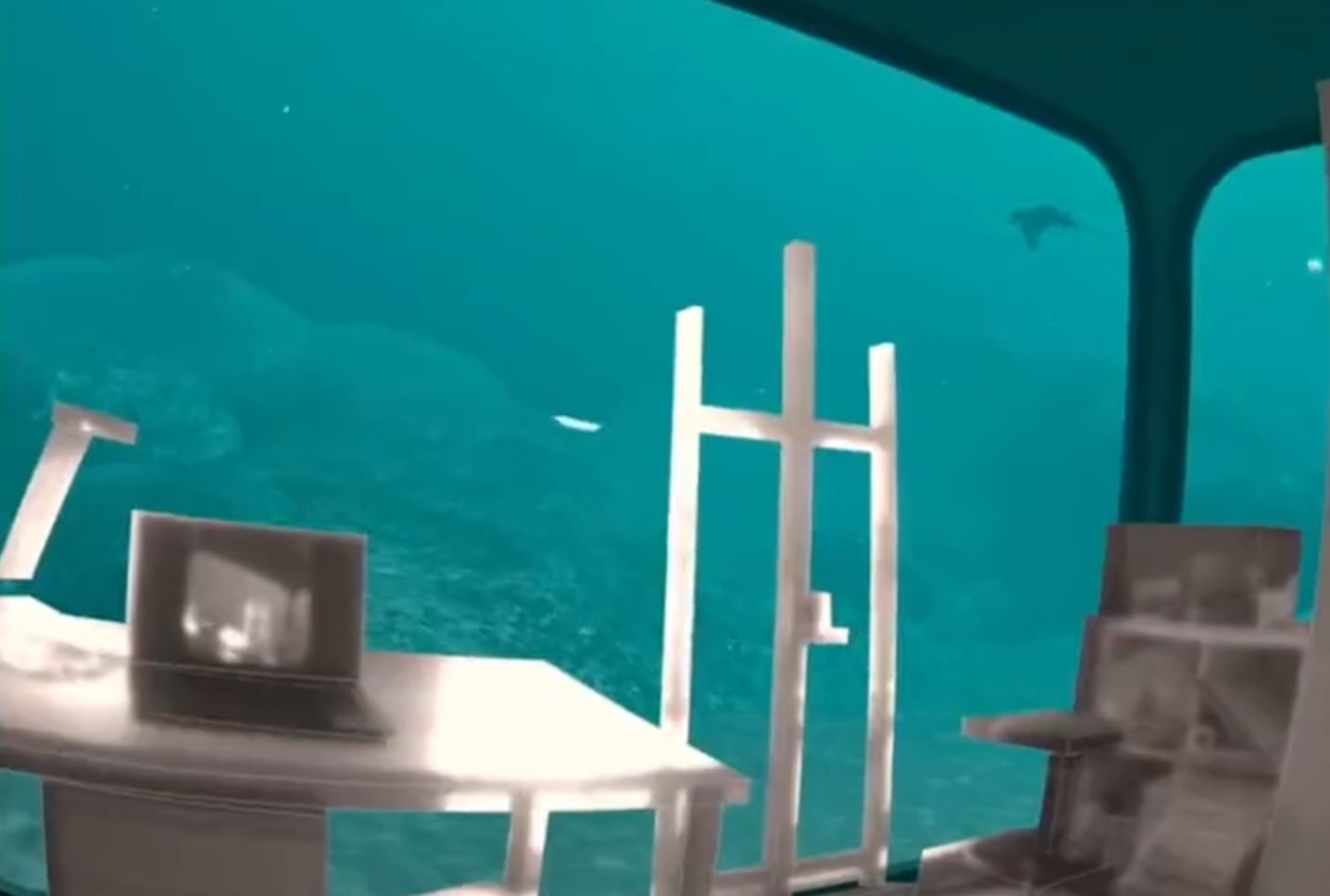 In the mixed reality age you spend the night in a deep sea diving station