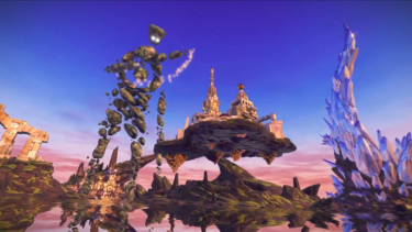 In Shores of Loci you assemble magical mystical places in VR