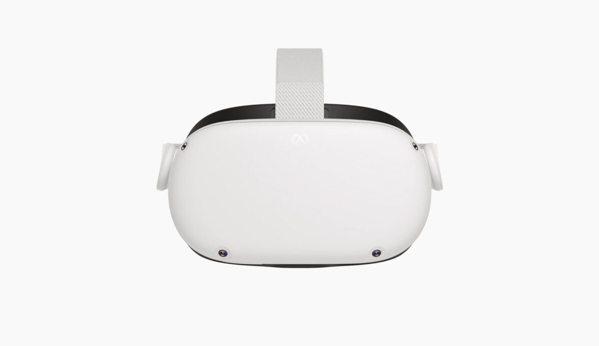 VR headset Quest 2 frontal without background