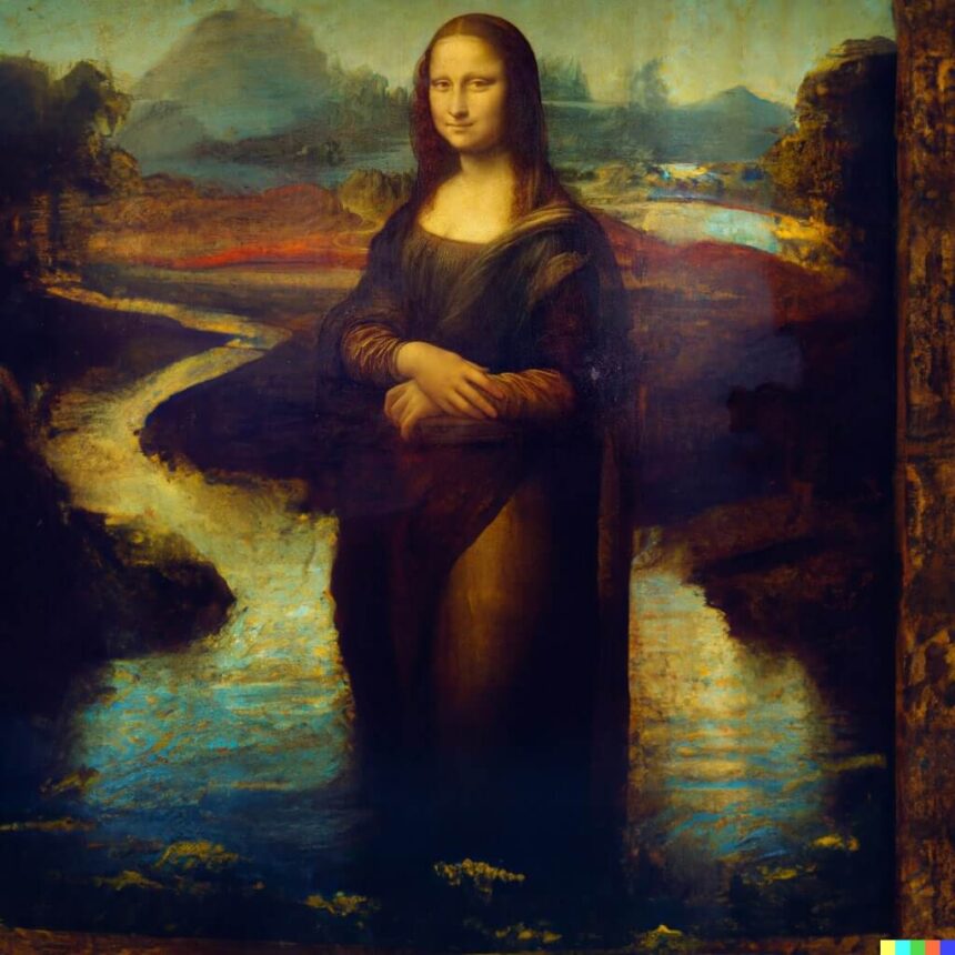 What would Mona Lisa look like with a body? DALL-E 2 has an answer