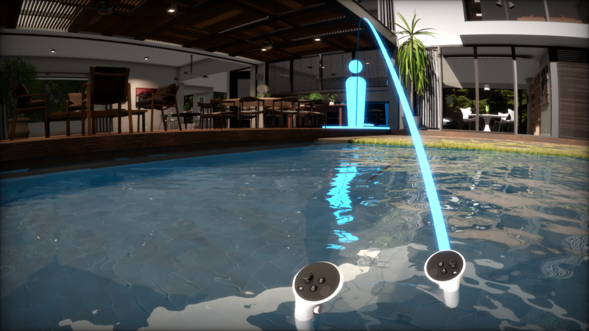 In Nvidia's app Omniverse XR, 3D scenes become walkable in VR - including fine ray-traced shadows and reflections.
