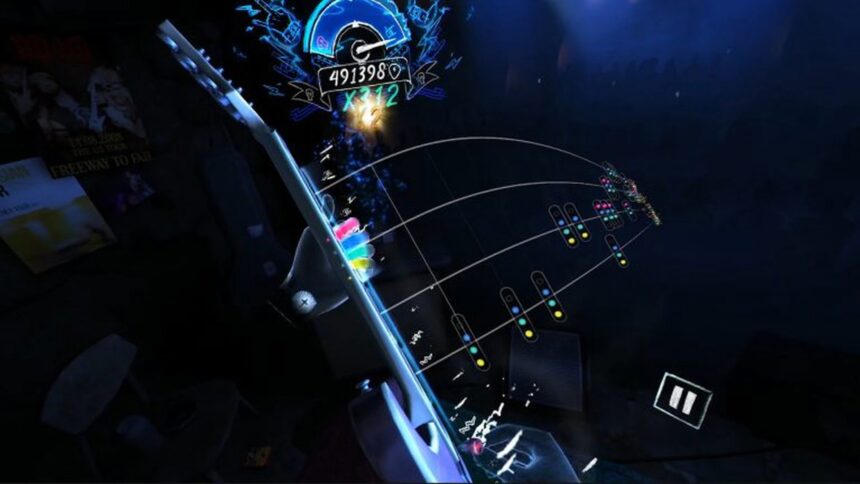 Mit dem VR-Musikspiel Unplugged. Air Guitar werdet ihr zum VR-Luftgitarren-Rockstar.