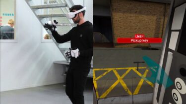 In the UK, some rail employees train with VR gloves