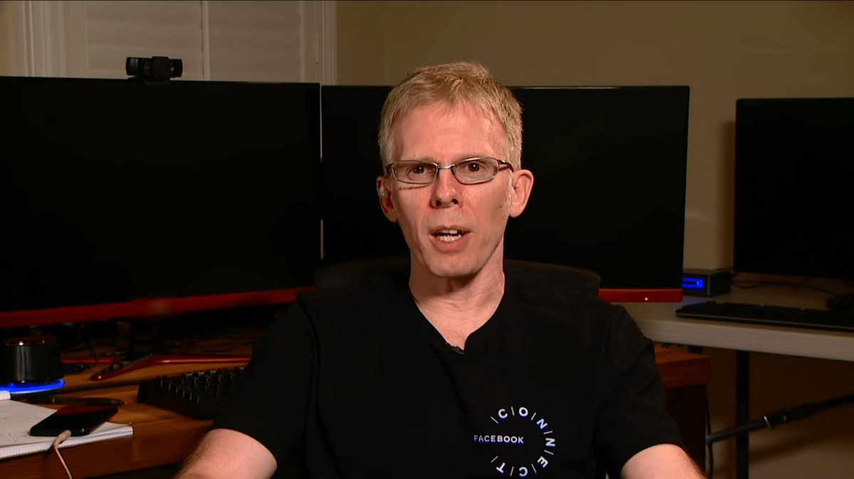 John Carmack also gave a free talk at Meta's 2020 Connect event.