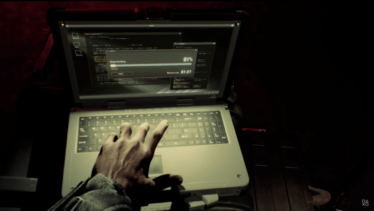 An agent in Firewall Ultra hacks a laptop.
