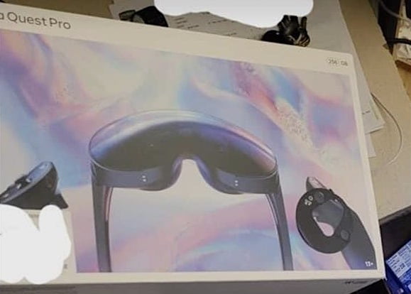 Quest Pro: Packaging leaked, unboxing shows headset design