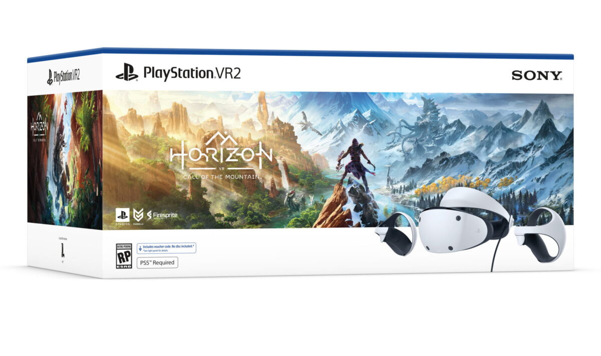 The PSVR2 bundle with Horizon Call of the Mountain