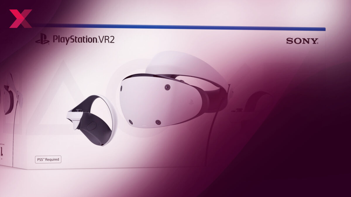 The packaging of Playstation VR 2