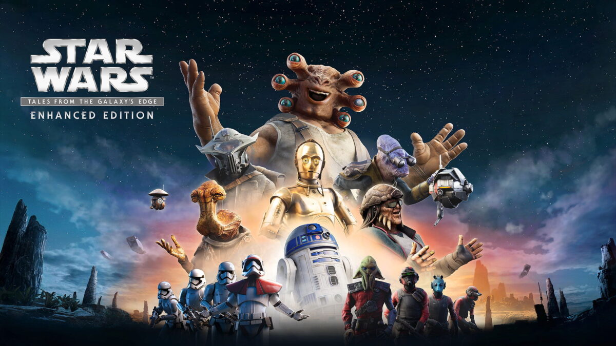 The poster of Star Wars: TFTGE with characters appearing in it.