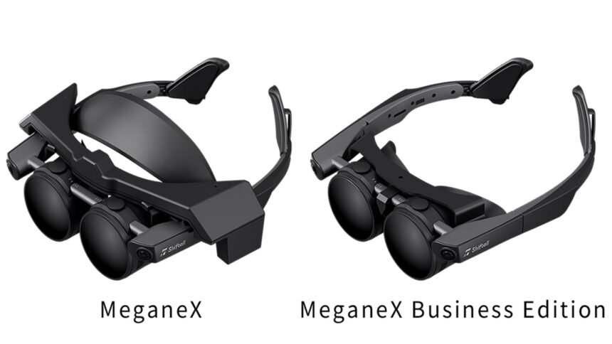 Image of the Meganex and Meganex Business Edition floating in front of a white background.
