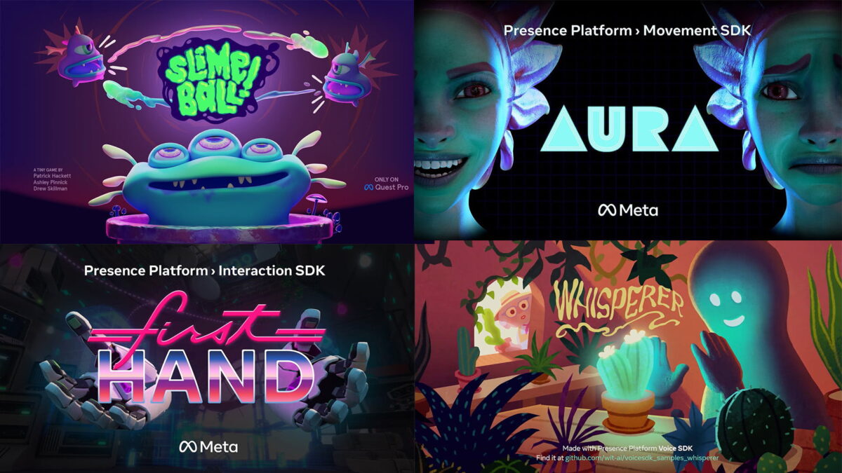 Art works for 4 different showcase apps.