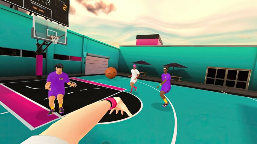 Play basketball with friends worldwide in Gym Class VR.