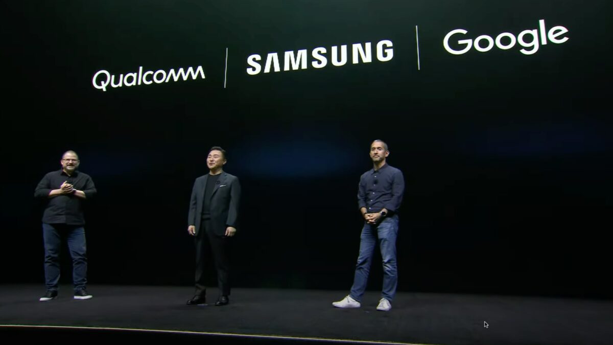 Samsung Unpacked with Qualcomm and Google also onstage for XR partnership.