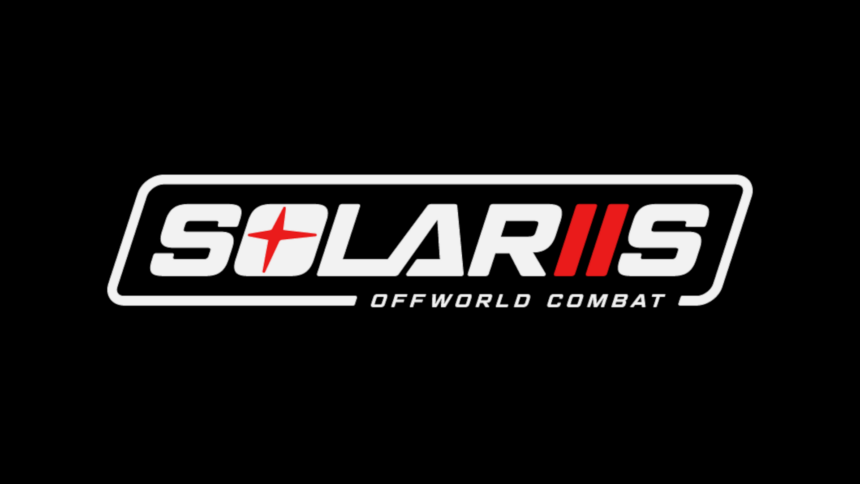 The logo of the VR shooter Solaris Offworld Combat 2