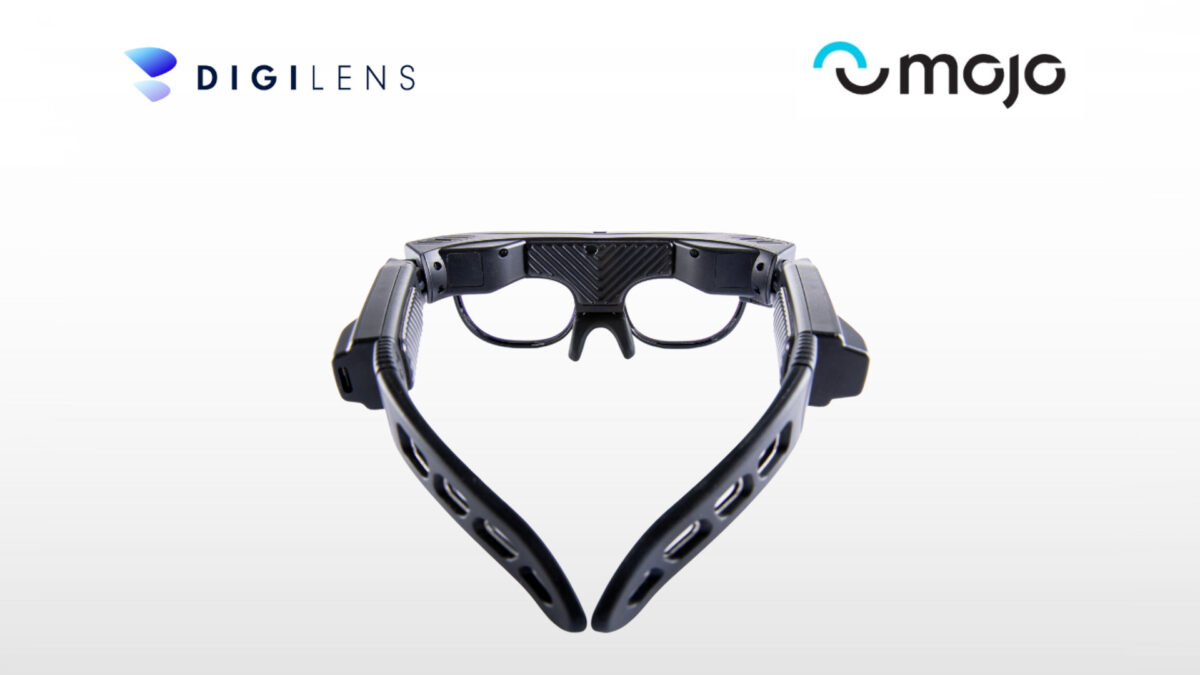 DigiLens AR headset appears with DigiLens and Mojo Vision logos.