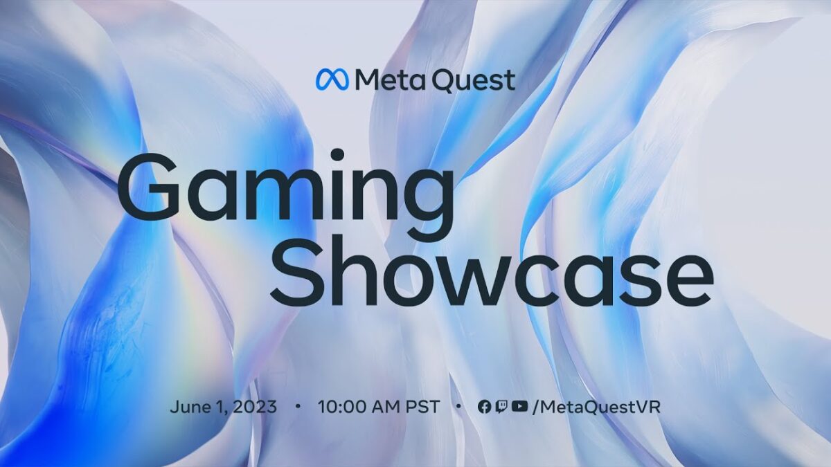 The logo of the Meta Gaming Showcase 2023.