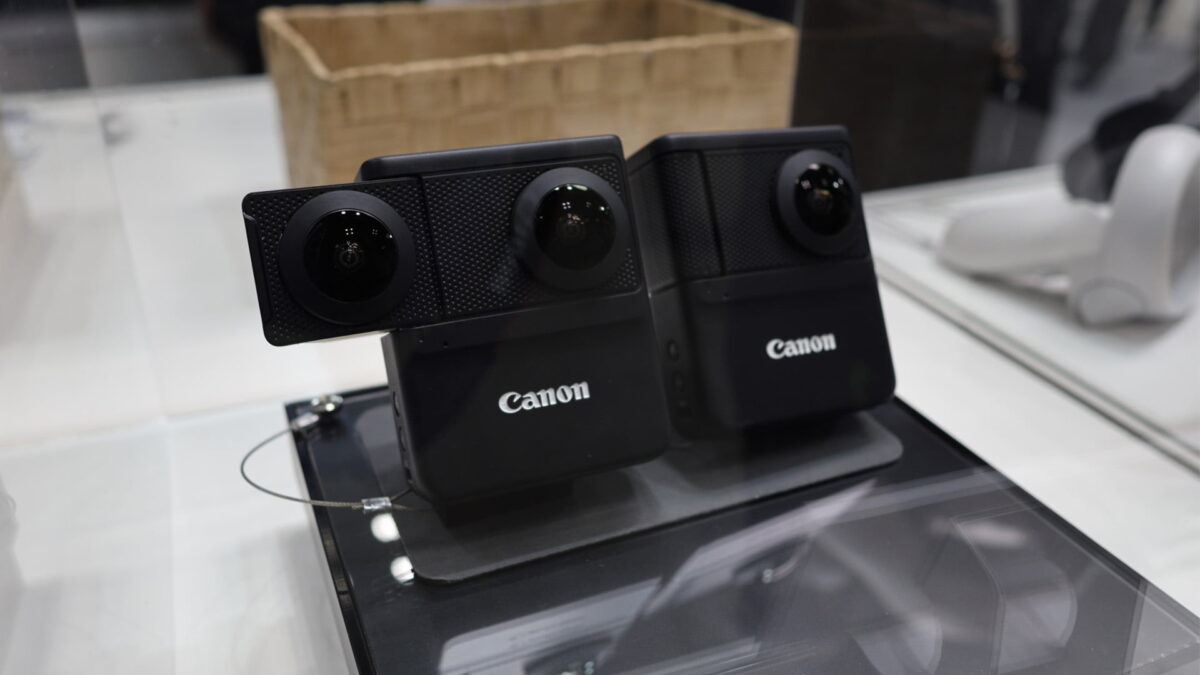 Picture of Canon's concept VR camera.