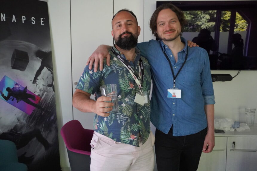 Game Director Taylor (left) and Senior Producer Wolfgang Graebner answered our questions.
