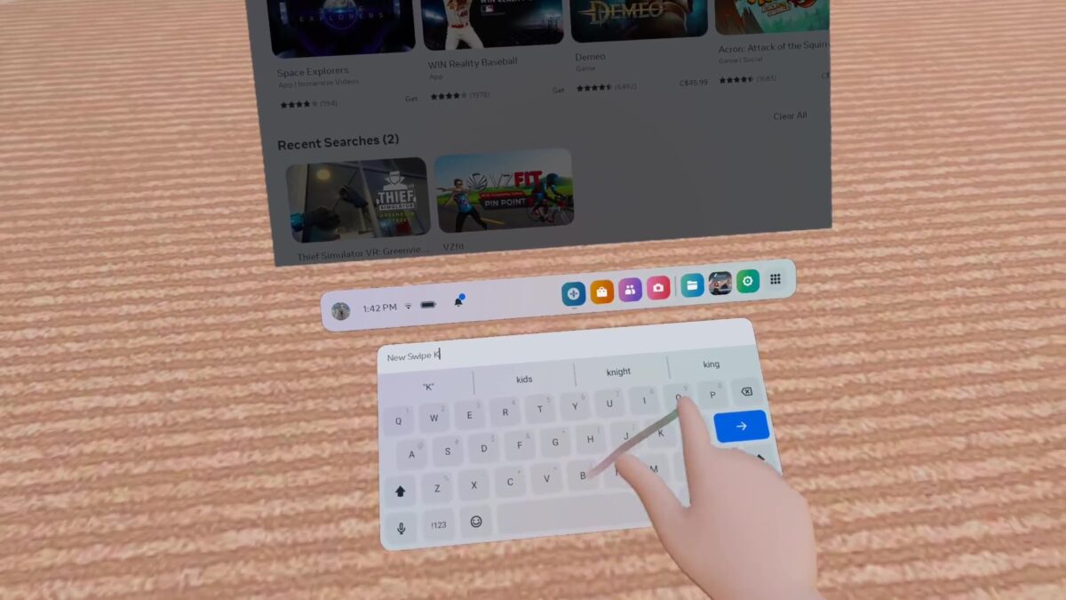 Meta finally gave us a direct touch swipe keyboard for Quest.