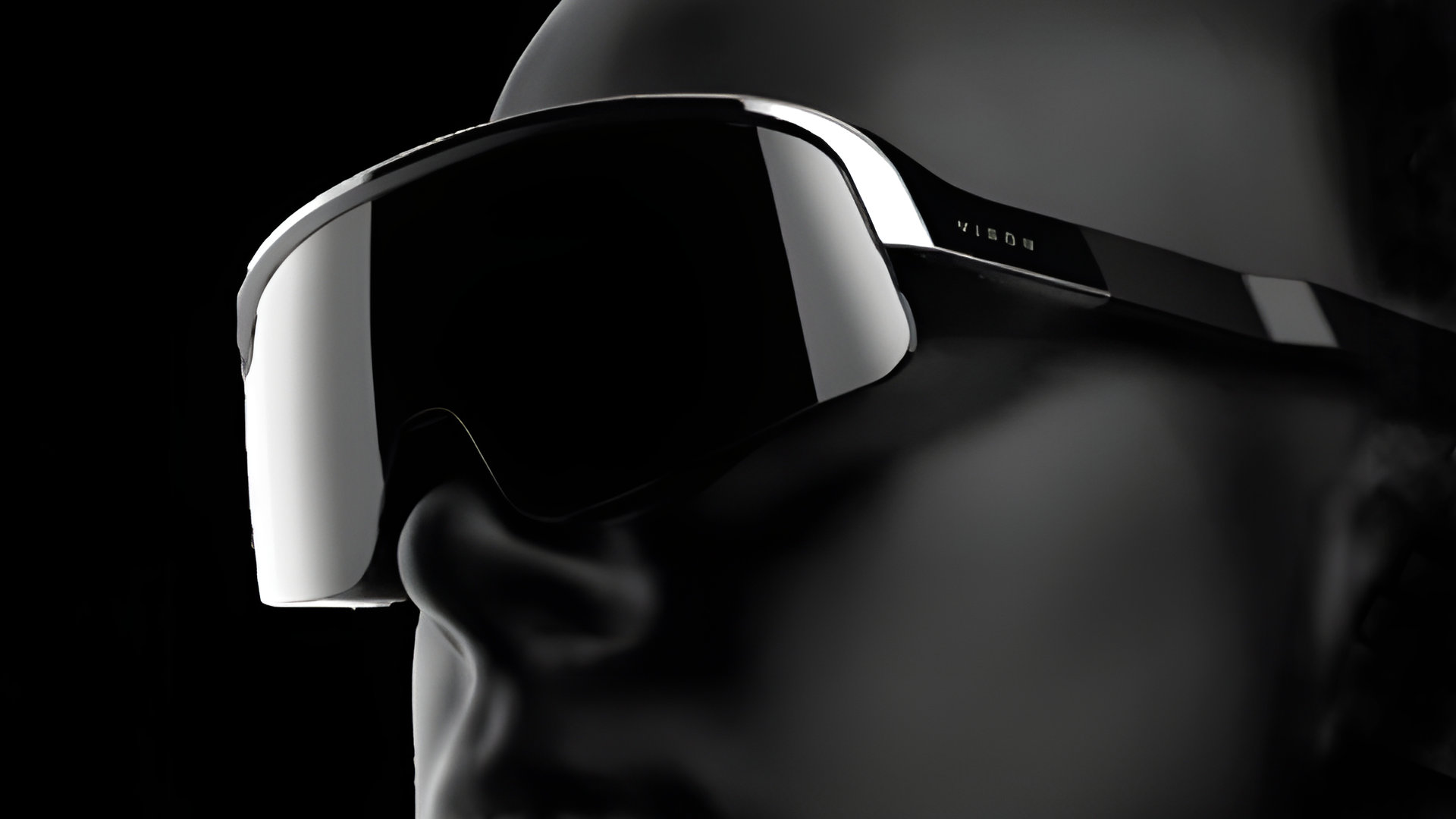 Futuristic-Sunglasses Mirrored Narrow Lens Wrap Visor Robot Costume Flat  Glasses | eBay