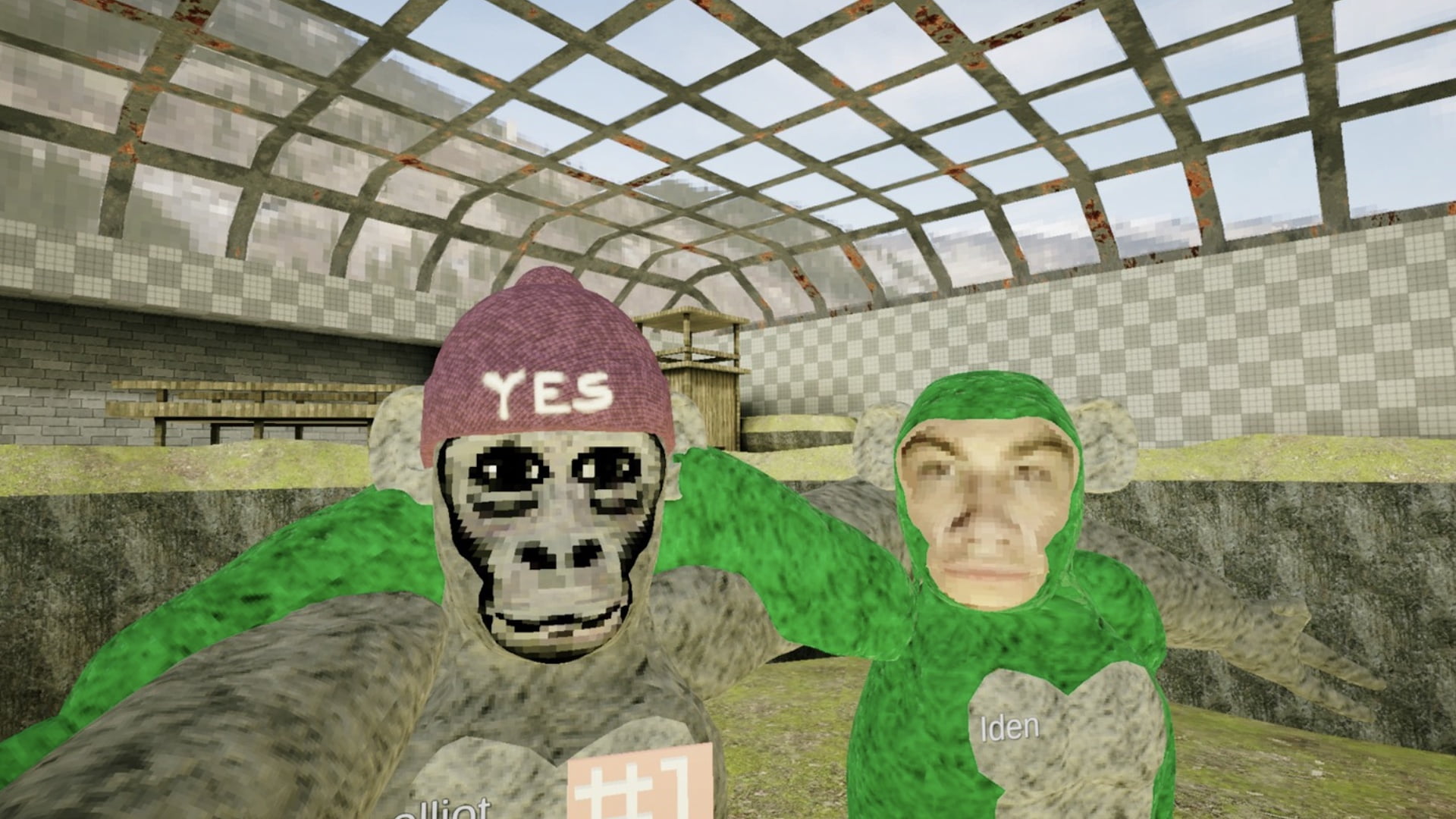 Pega-pega em realidade virtual no Gorilla Tag Vr 