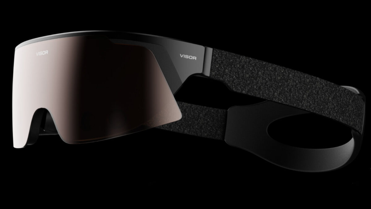 Immersed includes earpieces and head strap with the Visor XR headset.