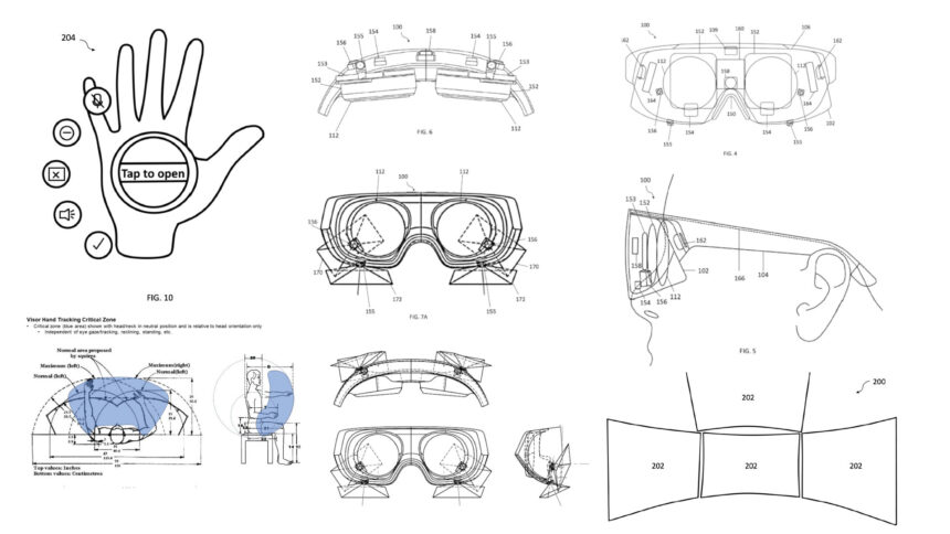 A portion of the Immersed Visor patent application.