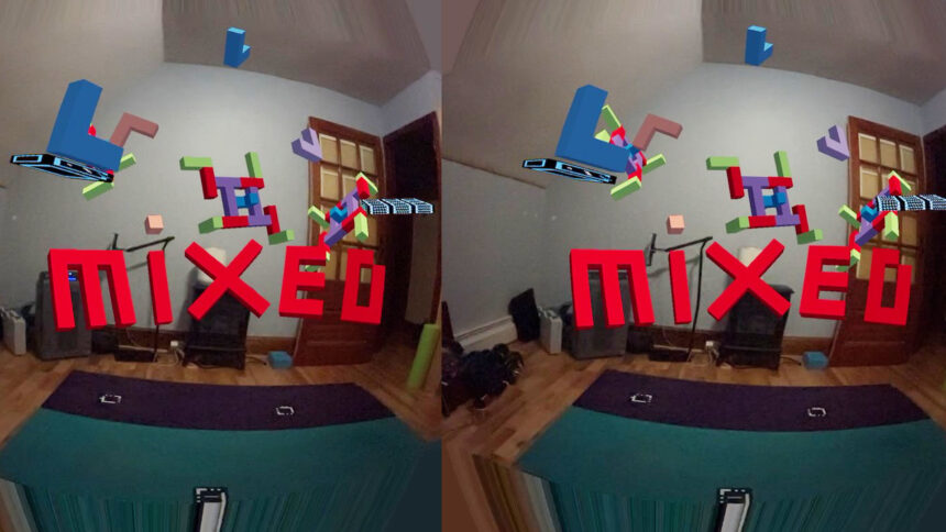 I made 3D art in mixed reality with an $80 Zapbox.