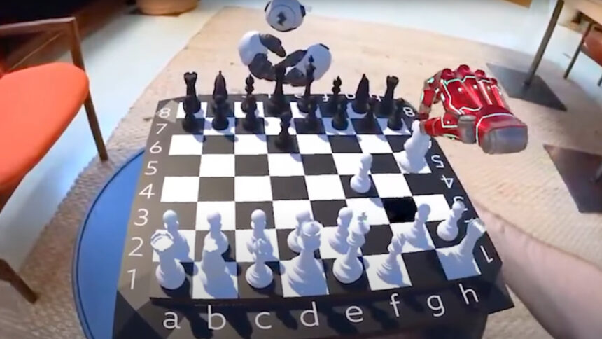 Playing chess in mixed reality with Zapbox.