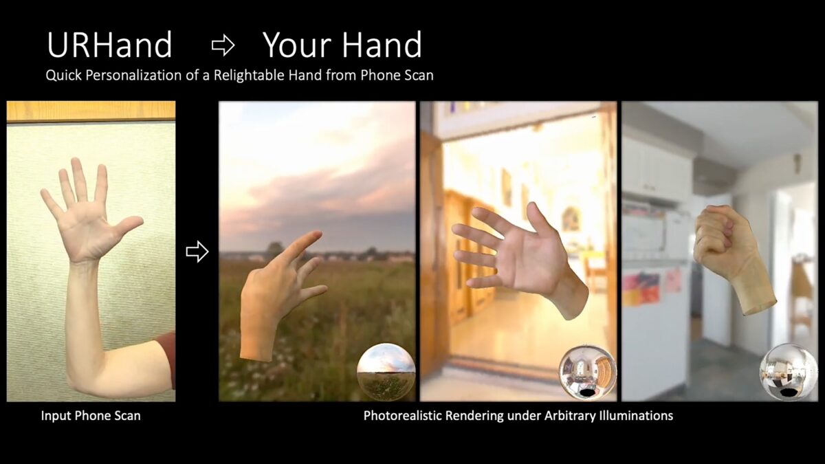 Meta wants to bring your own hands into VR, photorealistically