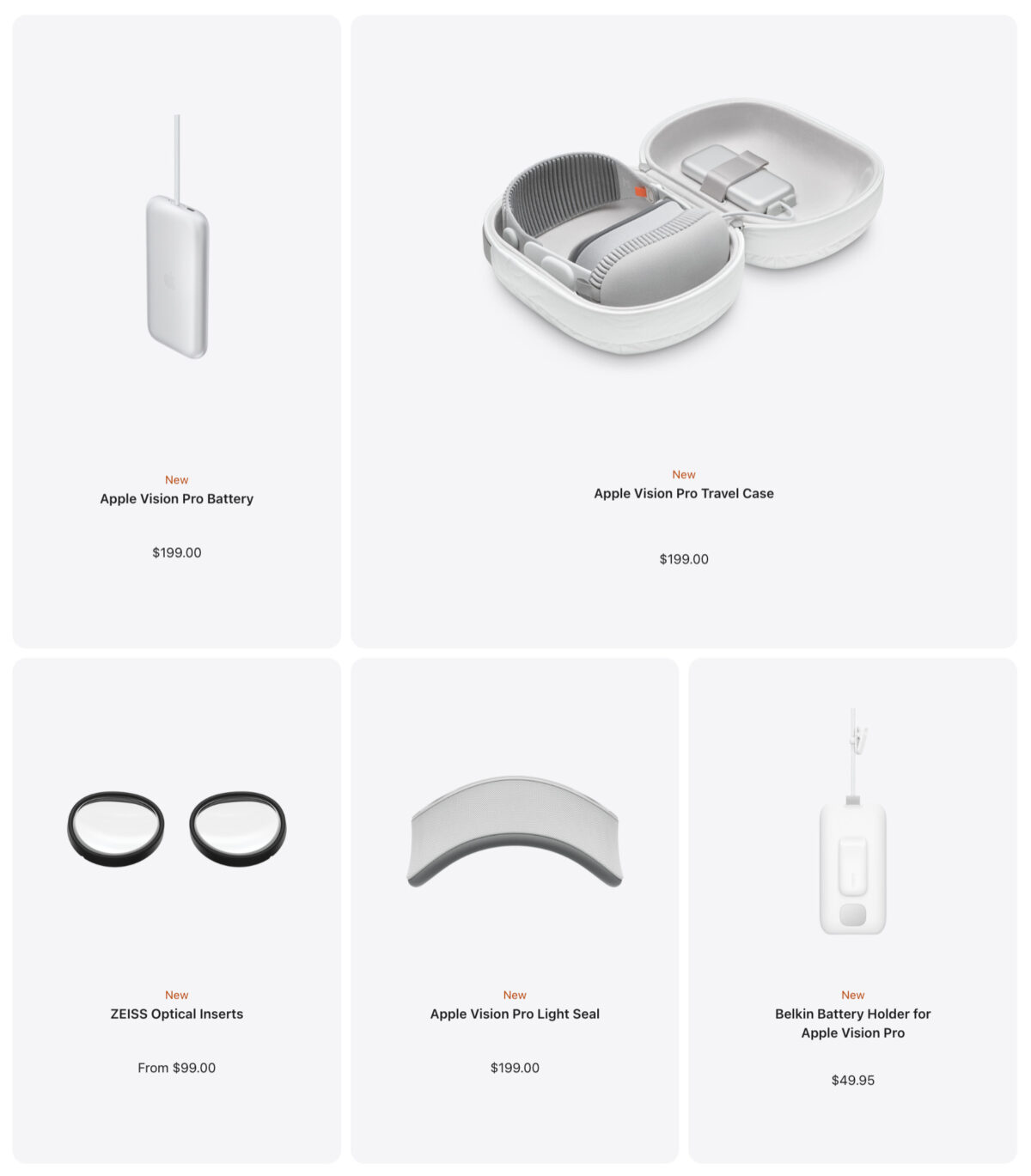 The most important accessories for Vision Pro at a glance.