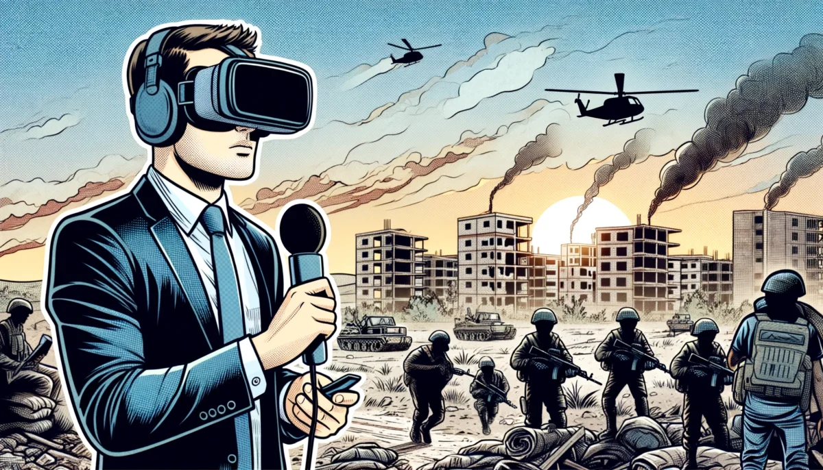 Virtual Reality helps Ukrainian journalists prepare for dangerous war zones