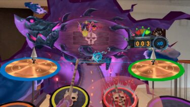 Meta Quest: Destroy demons with your drumming skills in Drums Rock