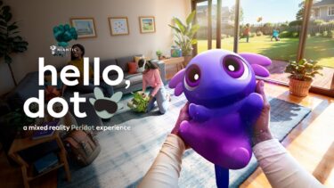 Hello Dot is a Quest 3 exclusive mixed reality experience made by Niantic