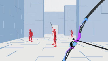 The new PC VR game Archery Red challenges your marksmanship in Superhot VR style