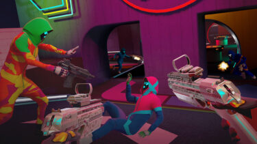 New VR multiplayer shooter Frenzies delivers adrenaline in neon colors