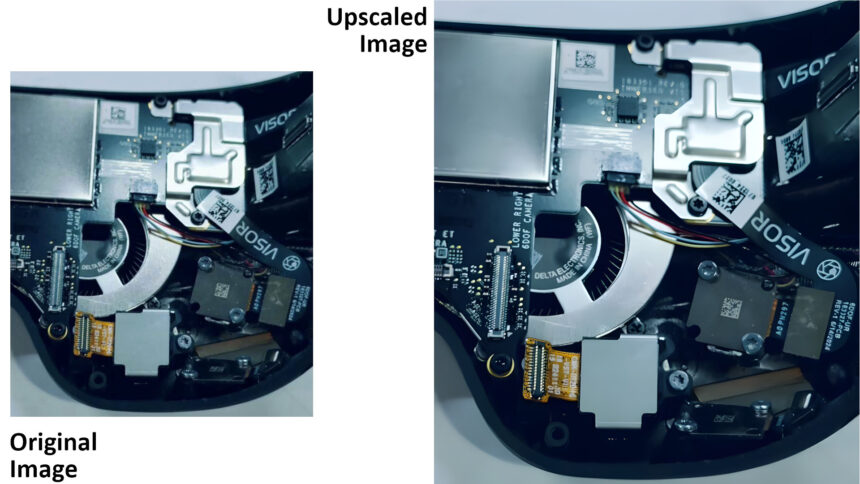 A leaked photo shows the electronics inside the Immersed Visor.