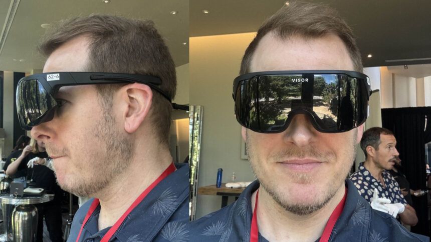 Immersed Visor front and side views posted on Discord.