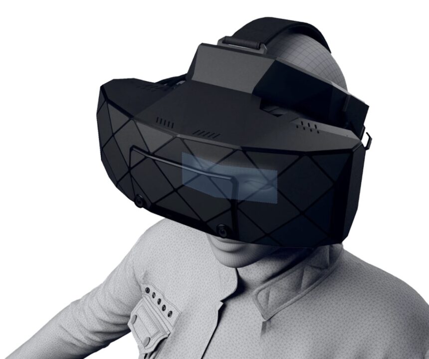 XTAL 3 Headset worn by a man.