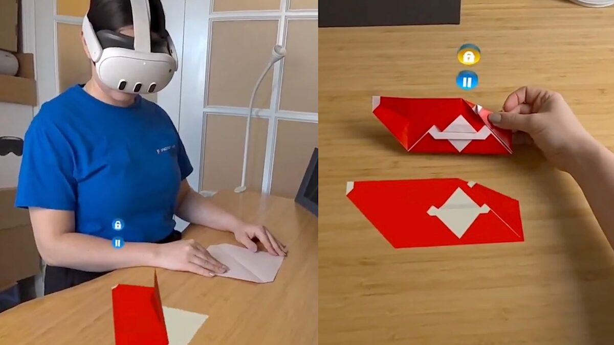 Origami Vision is a promising mixed reality concept that Meta rejected