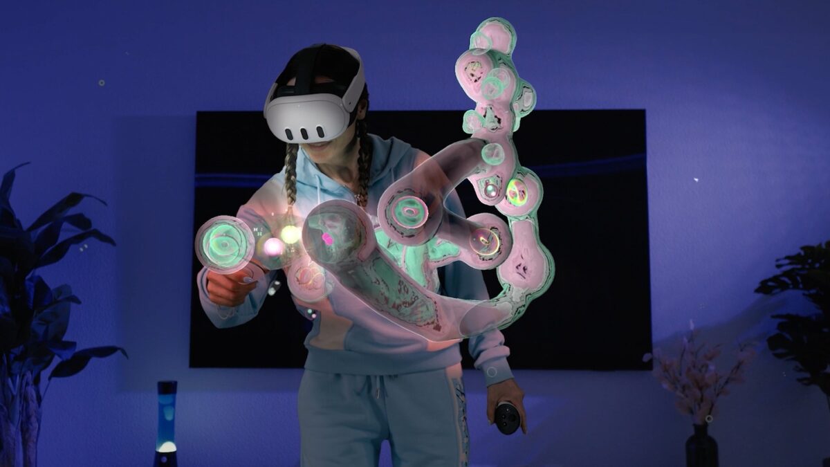 The beautiful mixed reality game 