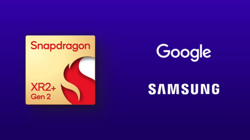 The Logos of Google, Snapdragon and Samsung