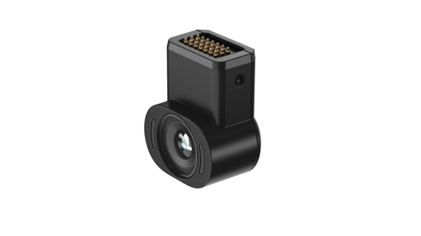 A mini camera with a plug for an AR headset.