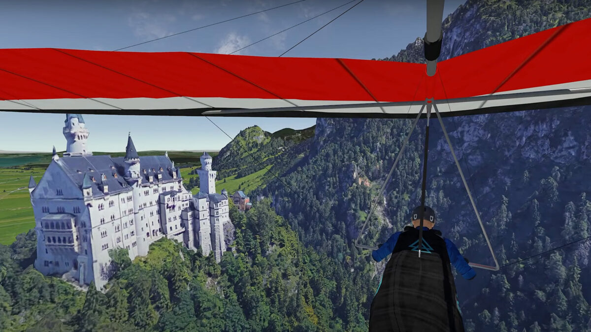 Glider Sim on Meta Quest: Paraglide over Google Earth’s stunning terrain