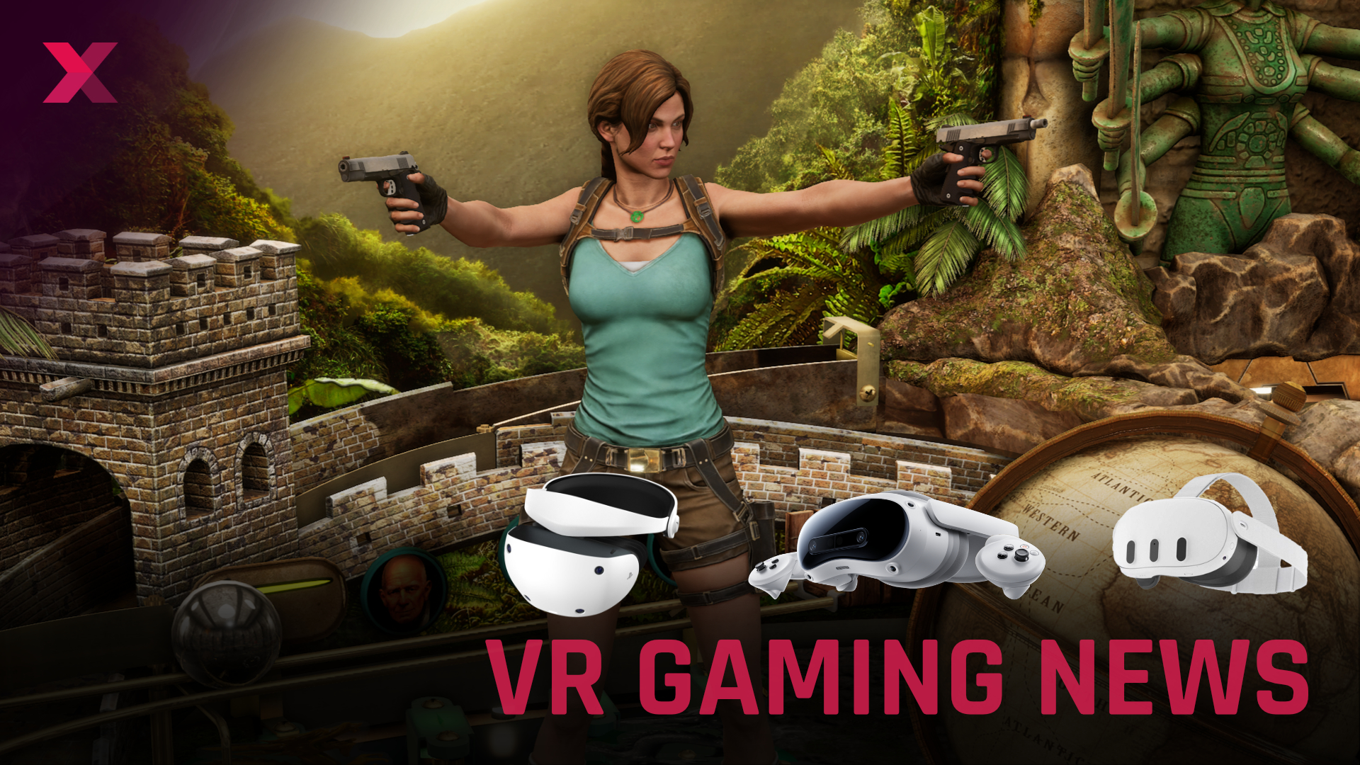 Lara croft breaking the quiet